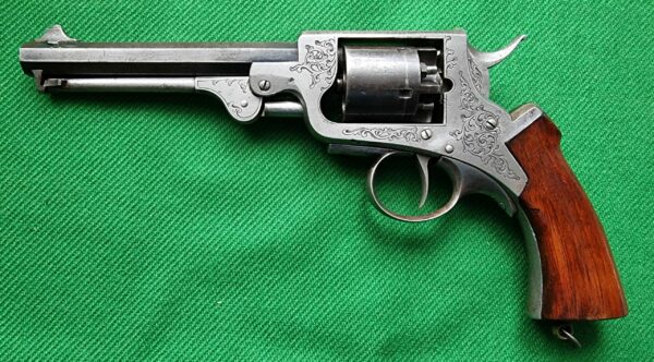 Bavarian experimental Reinhard Stahl, Hassfurt, 1865 military revolver - Image 3