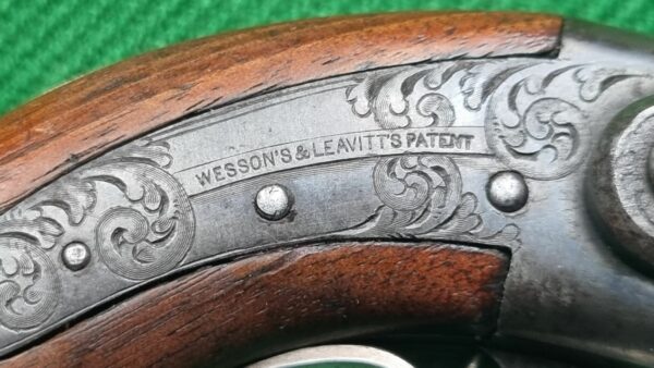 Wesson and Leavitt belt revolver - Image 6