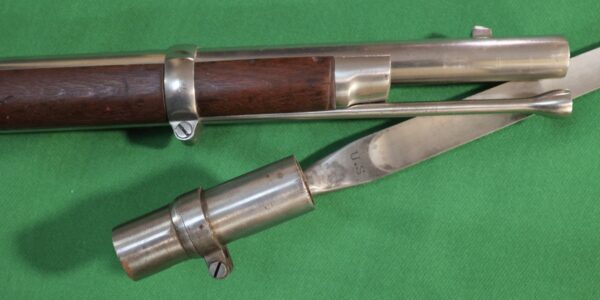 USA experimental .54 long rifle with bayonet - Image 15