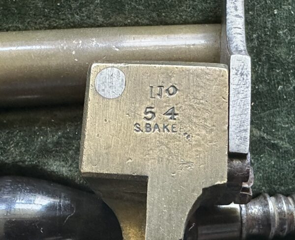 Very rare 54 bore Reeves revolver in original box with accessories - Image 26