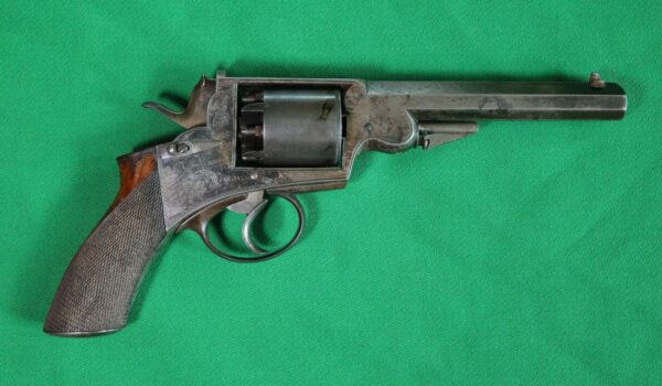 Very rare 54 bore Reeves revolver in original box with accessories - Image 8
