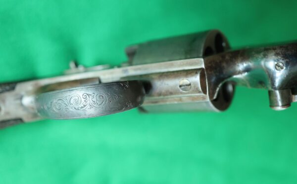 Very rare 54 bore Reeves revolver in original box with accessories - Image 12
