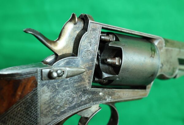Very rare 54 bore Reeves revolver in original box with accessories - Image 16