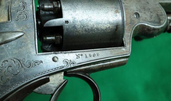 Very rare 54 bore Reeves revolver in original box with accessories - Image 20